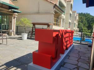 Balkón nebo terasa v ubytování Park Art Villas