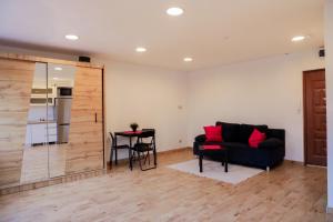 Η κουζίνα ή μικρή κουζίνα στο Apartament dla pracowników Katowice