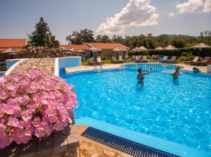 Der Swimmingpool an oder in der Nähe von Theodoros Resort