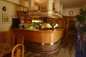 Lounge nebo bar v ubytování Pension Karawankenblick