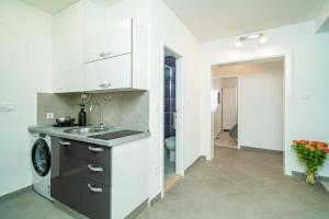 Kuchyňa alebo kuchynka v ubytovaní Apartment Raguseo