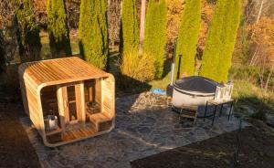 Ảnh trong thư viện ảnh của Villa d'exception LA BELLE DES VOSGES 4 étoiles, bain nordique, sauna, billard etc ở Le Tholy