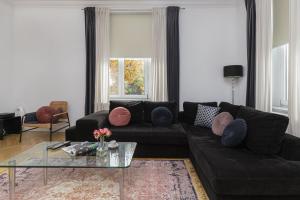 Кът за сядане в Stylish Apartment Parkowa in Sopot by Renters
