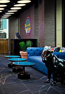 A seating area at NYX Hotel Dublin Portobello