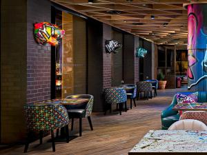 A seating area at NYX Hotel Dublin Portobello