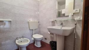 Koupelna v ubytování Albergo Meublé Aurora