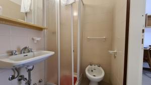 Koupelna v ubytování Albergo Meublé Aurora