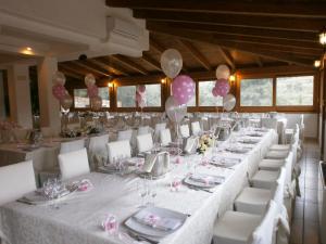 Restaurace v ubytování Albergo Villa Riccio