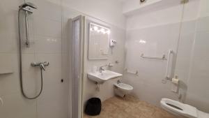 Koupelna v ubytování Albergo Meublé Aurora