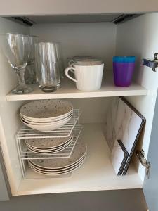 Garden Cottage Glamping Pod的咖啡和沏茶工具