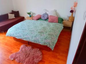 Postel nebo postele na pokoji v ubytování Apartmán Eva