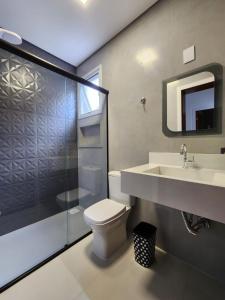 Ванна кімната в Recanto Brisa e Mar