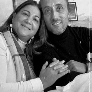 een man en een vrouw die poseren voor een foto bij La Culla di Bacco in Castagnole Monferrato