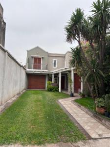 Bygningen som feriehuset ligger i