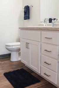a bathroom with a sink and a toilet at Main Street Sun Prairie WI - 2 Bedroom in Sun Prairie