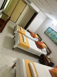 Postel nebo postele na pokoji v ubytování Hotel Sulicam