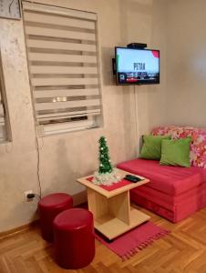 Χώρος καθιστικού στο Apartman Radmanovac 2