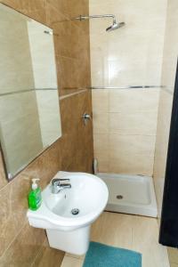 Koupelna v ubytování Stylish St Julians 2 bedroom apartment for rent in the city centre with Terrace