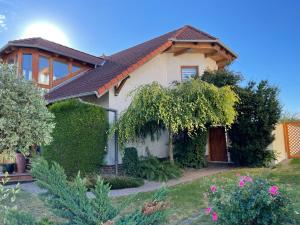 a house with a garden in front of it at Elbinger Str. 28 in Hildesheim