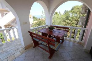 Balkón nebo terasa v ubytování Apartment Ruzmarin