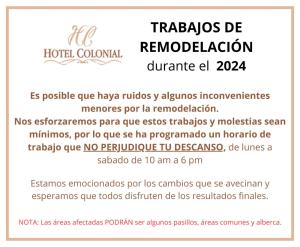 a screenshot of the interpolatives de remodulation documentation at Hotel Colonial de Merida in Mérida