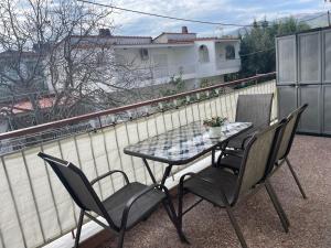 A balcony or terrace at KLetnikovi