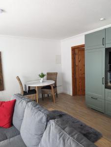 Χώρος καθιστικού στο Ferienwohnung Deichblick