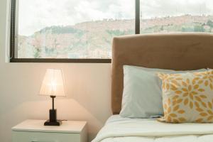Sky Suites - Stunning Location with a great view of La Paz客房内的一张或多张床位