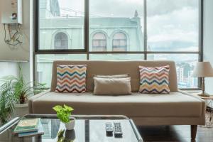 Sky Suites - Stunning Location with a great view of La Paz的休息区