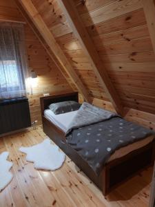 Tempat tidur dalam kamar di Snowflake