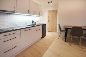Η κουζίνα ή μικρή κουζίνα στο Apartamenty 110 Okrąglak Stronie Śląskie