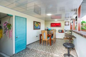 TV a/nebo společenská místnost v ubytování Hotel Casa Antigua
