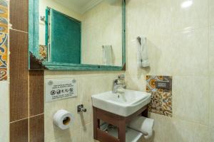 Koupelna v ubytování Hotel Casa Antigua