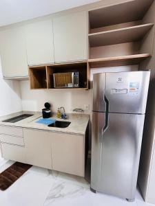 Η κουζίνα ή μικρή κουζίνα στο Studio de Alto Padrão na Vila Mariana