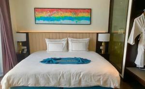 Ліжко або ліжка в номері Chain of rooms best Western Premier Sapphire Halong