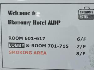 Vottorð, verðlaun, skilti eða annað skjal til sýnis á Ekonomy Hotel Myeongdong Premier