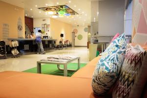 Area soggiorno di GC Suites