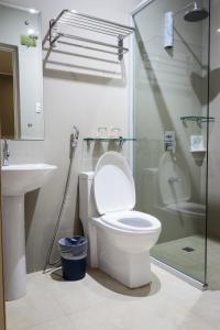 Koupelna v ubytování GC Suites