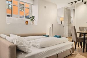 Krevet ili kreveti u jedinici u okviru objekta Beautiful apartment, close to City Center/Bryggen