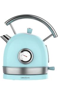 a blue toaster with a timer on it at Apartamento 12 de Octubre, Almendrales in Madrid