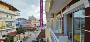 Budova, kde se aparthotel nachází