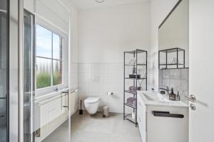 Phòng tắm tại "Harmonie Hütte" warmherzig eingerichtetes und ruhig gelegenes Appartement!