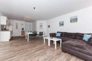 Ruang duduk di Ferienhaus Kea - Uns Huus an t Küst