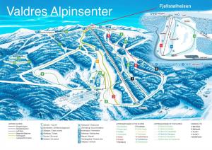 a map of valdes alpsimeter at SPEGILL in Aurdal