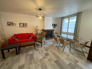 Posezení v ubytování La Maison de Marion