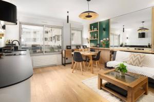 Appartement standing -T3- Centre 레스토랑 또는 맛집