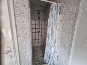 Koupelna v ubytování Ferienwohnung Plötzky
