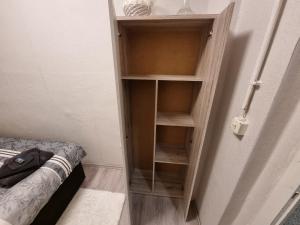 Postel nebo postele na pokoji v ubytování Ferienwohnung Plötzky