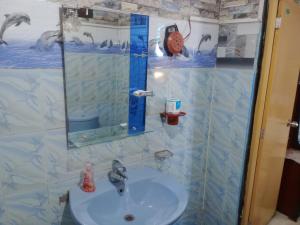 a bathroom with a sink and a shower at Secret View Homestay Ella in Ella
