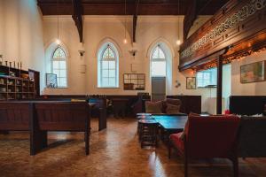 Posezení v ubytování Kirkby Stephen Hostel